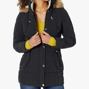Nautica microfiber heavy weight parka down coat